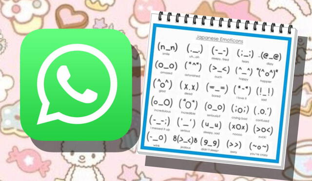 ¿Sabías que existen cientos de combinaciones para hacer emojis al estilo japonés? Con este método, podrás elegirlos todos de una lista con WhatsApp. Foto: Composición LR