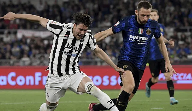 El partido Juventus vs. Inter se juega HOY por la final de la Copa Italia. Foto: AFP