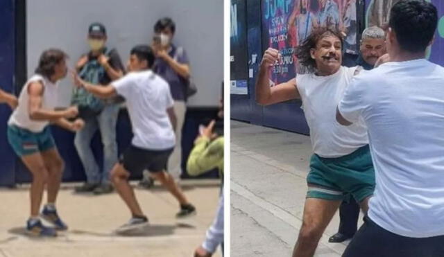 Los Bomberos de México intentaron detener la pelea entre el profesor y el alumno. Foto: Mediotiempo