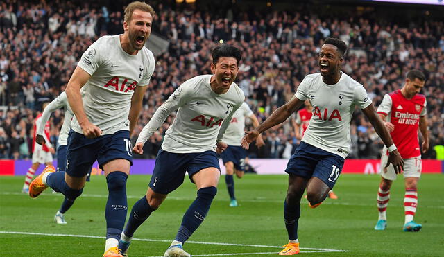 Tottenham aplastó Arsenal en el derbi londinense en partidazo por la Premier League. Foto: EFE