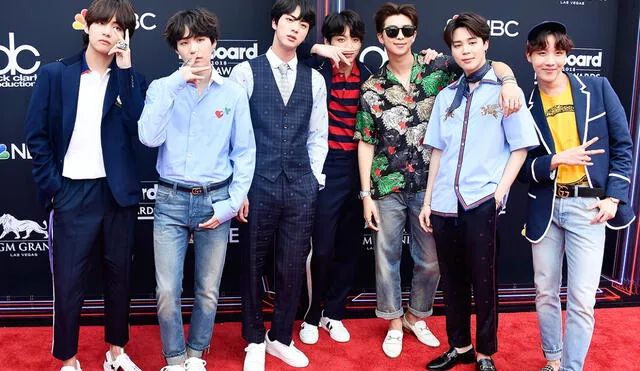 Famosos coreanos BTS asistieron a los BBMAs por primera vez en 2017. Foto: Billboard