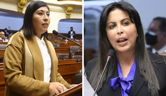 En un discurso que intentó ser sutil, la congresista Chirinos apuntó al físico de la ministra Chávez empleando términos alusivos. Foto: composición LR