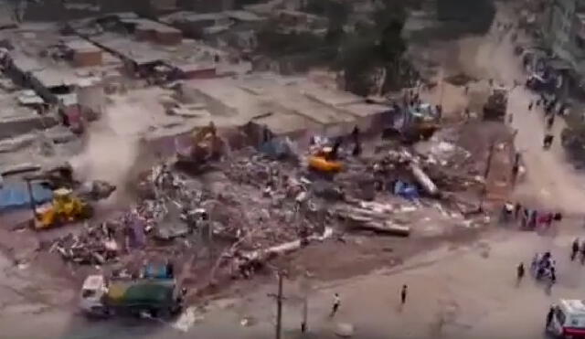 Los familiares desalojados en la avenida Universitaria piden ayuda a las autoridades para una nueva casa. Foto: captura de Canal N