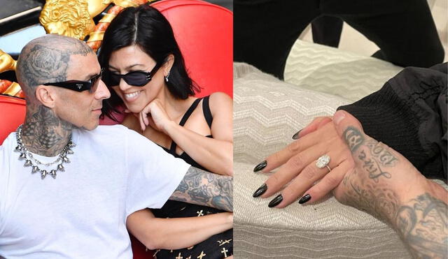 Kourtney Kardashian destruyó anillo de matrimonio diseñado por Travis Baker. Foto: Composición/KourtneyKardashian/Instagram