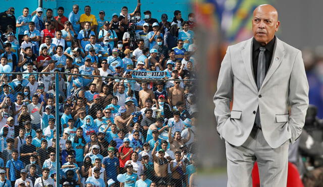 Roberto Mosquera es entrenador de Sporting Cristal desde el 2020. Foto: composición GLR/AFP