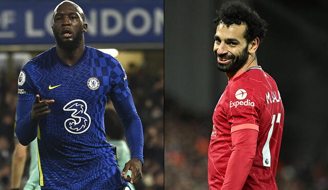 Romelu Lukaku y Mohamed Salah serán titulares en la final de la FA Cup. Foto: composición / AFP