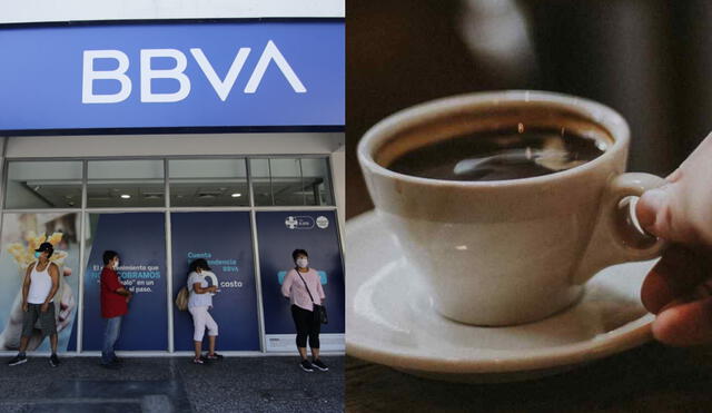 Los usuarios que fueron perjudicados por la omisión del BBVA en México podrán tomarse una tasa de café con algún representante de la entidad. Foto: composición/ La República/ difusión
