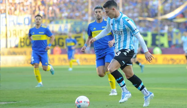 Boca Juniors y Racing Club igualan sin goles en el primer tiempo de la semifinal de la Copa de la Liga Profesional. Foto: @LigaAFA