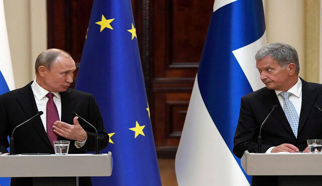 Vladimir Putin y Sauli Niinistö han tenido un contacto fluido durante los últimos años. Foto: archivo/AFP