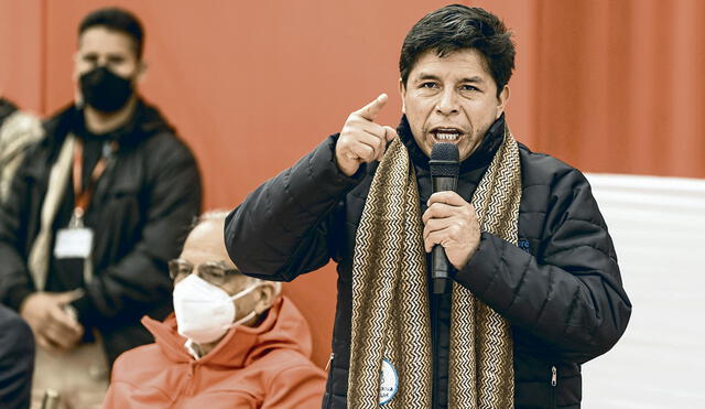 En Huachipa. Castillo defendió la Constituyente. Desde esta semana declarará a fiscal Taquire. Foto: SEPRES