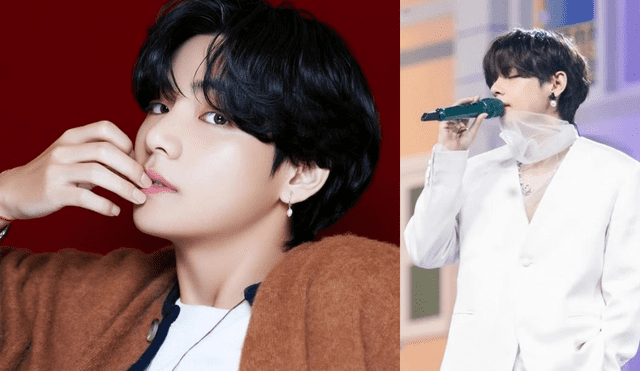 Taehyung debutó en BTS en el 2013. Foto composición: BIGHIT Music.