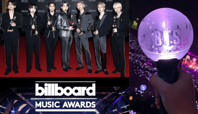 BTS participó en las premiaciones de los Billboard Music Awards e hizo historia. Foto composición: Twitter.