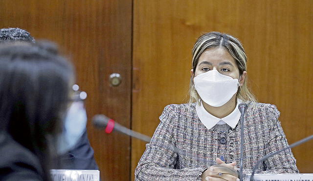 Copia. Tania Ramírez, de Fuerza Popular, otro caso de plagio. Foto: Congreso