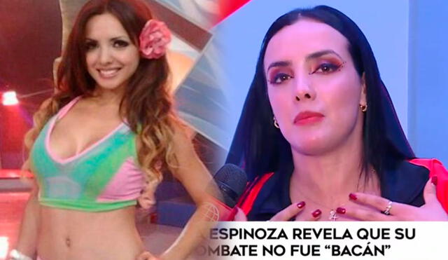 Rosángela Espinoza recibió burlas por su falta de experiencia en competencias. Foto: captura/América TV y ATV