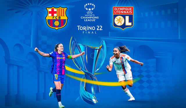 Olympique de Lyon y FC Barcelona se verán las caras en Turín por la Champions League Femenina. Foto: UEFA