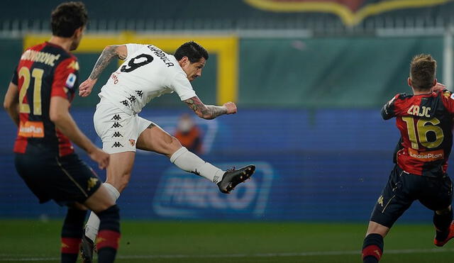 Gianluca Lapadula volvería a ser titular contra Pisa por la Serie B. Foto: Benevento Calcio