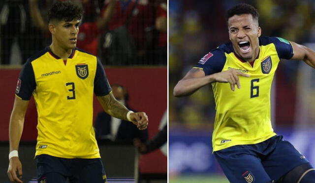 Hincapié y Castillo son compañeros en la selección ecuatoriana. Foto: composición/ Instagram/ Conmebol