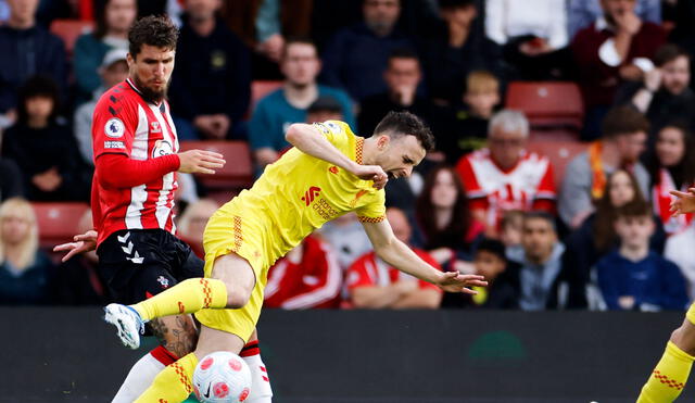 Liverpool visitó al Southampton por la penúltima fecha de la Premier League. Foto: EFE