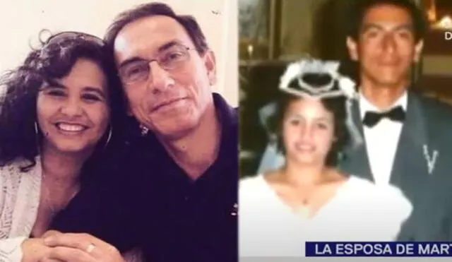 Martín Vizcarra y Maribel Díaz Cabello se casaron en 1992. Foto: captura Panamericana TV / Twitter