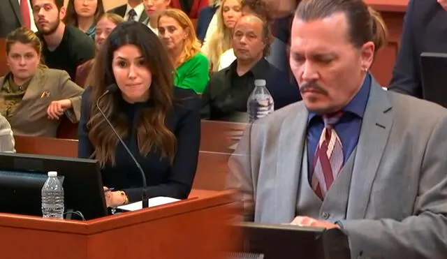 Camille Vasquez forma parte del grupo legal que defiende a Johnny Depp en el juicio contra Amber Heard. Foto: captura YouTube.