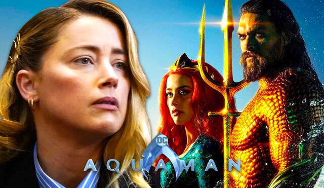En caso de mantenerse en "Aquaman 2", el papel de Amber Heard como Mera quedaría reducido al mínimo tiempo en pantalla. Foto: composición/difusión/Warner Bros.