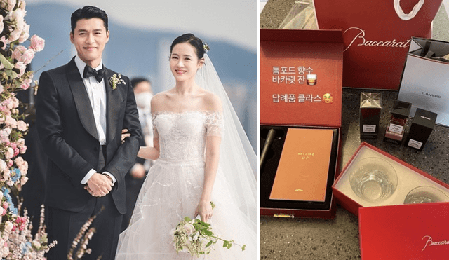 La boda de Hyun Bin y Son Ye Jin continúa dando de qué hablar. Esta vez los regalos para los asistentes se viralizaron en redes. Foto: composición La República / VAST / Allkpop