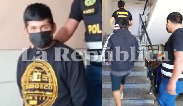 Agentes detuvieron a Jesús Eduardo Alcahuamán Sonco (22), más conocido como “pitufo". Foto: La República