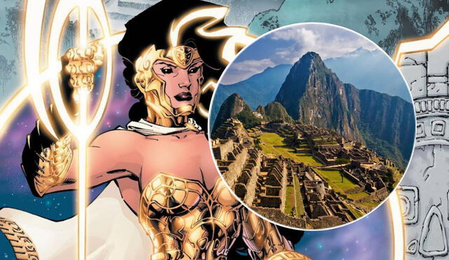 Conoce a María Mendoza, la Wonder Woman peruana creada por Stan Lee en la serie de cómics "Just Imagine" de 2002. Foto: composición/ DC comics/ difusión
