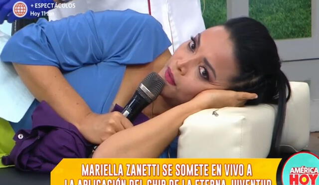 Mariella Zanetti se puso el 'rejuvchip'. Foto: captura América TV
