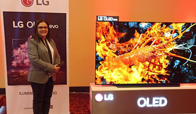 La compañía señaló que televisores tienen mejor tecnología. Foto: LG Perú