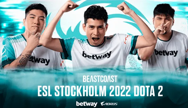 Beastcoast ya tiene asegurado 12.500 dólares, pero buscará ir por la hazaña y seguir avanzando en el ESL One Stockholm 2022 de Dota 2. Foto: Beastcoast vía Facebook