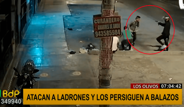 Pese a la resistencia de las víctimas, el ladrón logró huir con sus pertenencias. Video: Panamericana