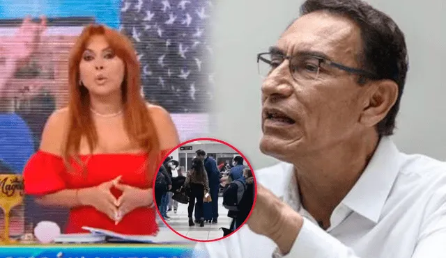 Magaly Medina criticó a expresidente por conversaciones y pruebas. Foto: Captura de Magaly TV, la firme.
