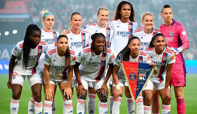 Lyon femenino han ganado 7 veces la Champions League Femenina. Foto: AFP