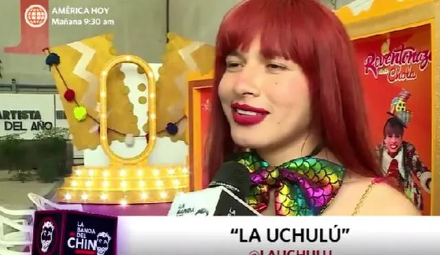 La 'Uchulú' quiere ser parte del elenco de "Al fondo hay sitio". Foto: captura América TV