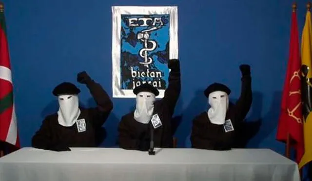 El 3 de mayo de 2018, la banda terrorista ETA anunció su disolución definitiva. Foto: AFP