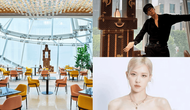Los artistas de Corea del Sur han hecho una parada en el restaurante de Louis Vuitton. Foto composición: La República/Twitter.