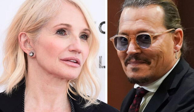 Ellen Barkin y Johnny Depp mantuvieron una relación de poco meses durante la década de los 90. Foto: Instagram