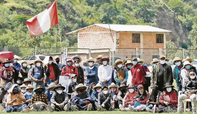 Sin salida. La medida de fuerza en Challhuahuacho sigue. Foto: difusión