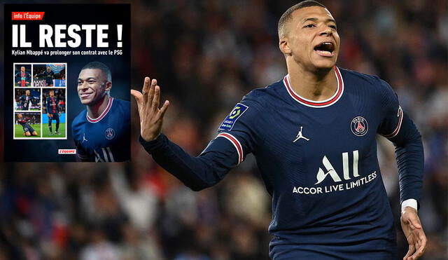 Kylian Mbappé llegó al PSG en el 2018 y fue voceado al Real Madrid. Foto: composición