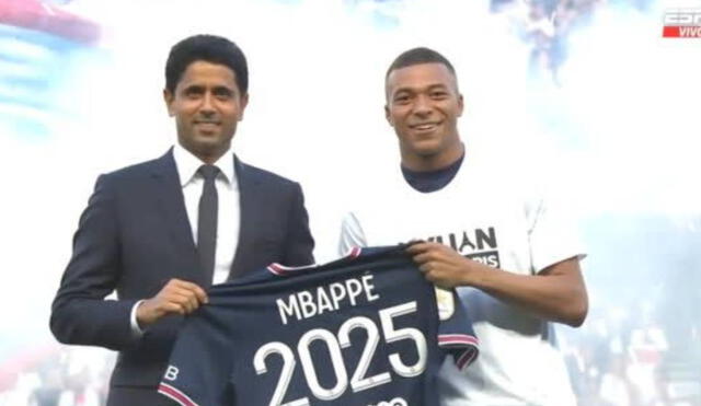El francés seguirá vistiendo los colores del PSG hasta el 2025. Foto: captura/ESPN