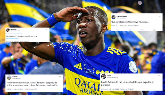 Luis Advíncula llegó a Boca Juniors en el 2021. Foto: composición/ Twitter/ Difusión