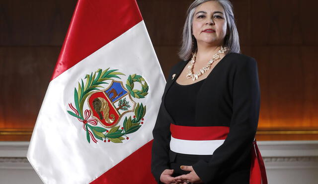 Alexandra Herrera es la nueva ministra de Energía y Minas. Foto: Presidencia.