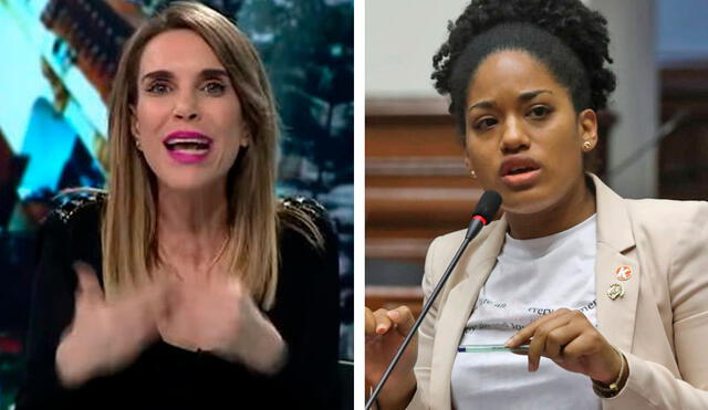 Juliana Oxenford y la congresista  Rosangella Andrea Barbarán se enfrascaron en una pelea en Twitter. Foto: Instagram
