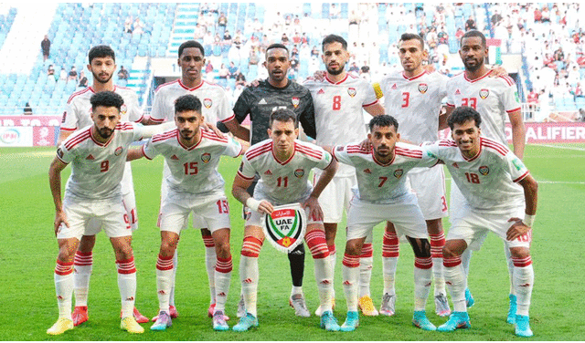 Emiratos Árabes y Australia se enfrentan el 7 de junio. Foto: selección de Emiratos Árabes