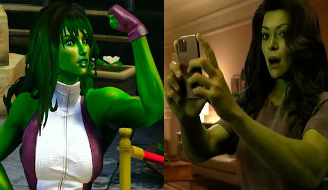 La versión femenina de Hulk ha tenido varias participaciones en juegos. Foto: composición LR/ captura YouTube