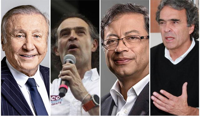 Los candidatos al sillón presidencial de Colombia debaten hoy por última vez sus propuestas. Foto: Composición AFP