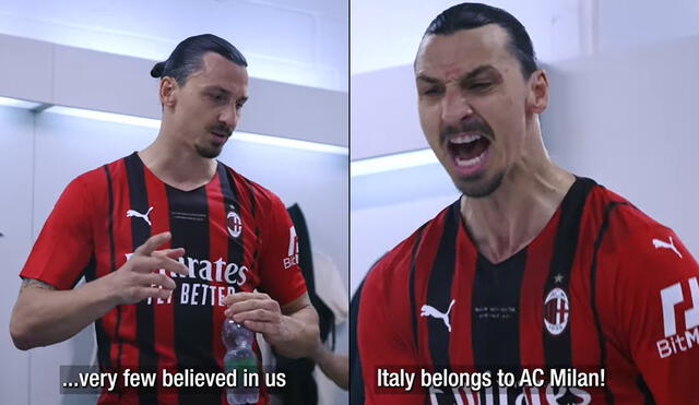 Zlatan Ibrahimovic sumó su segundo título de Serie A con el AC Milan. Foto: captura de YouTube