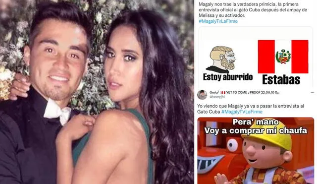 Melissa Paredes y Rodrigo Cuba enfrentados en nuevo pedido de variación de tenencia compartida. Foto: composición/Instagram/Twitter/La República