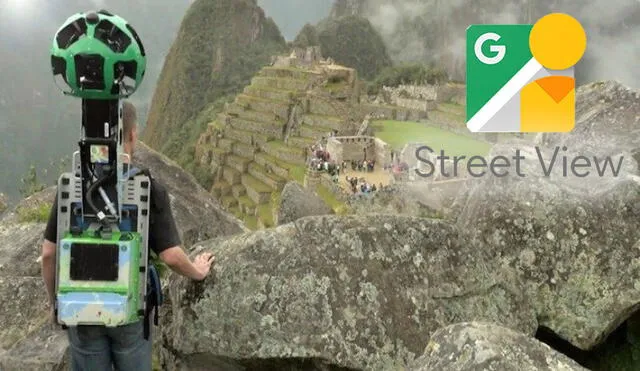 A lugares poco accesibles como Machu Picchu, un trabajador de Google Street View lleva una cámara especial para hacer las tomas. Foto: Hosteltur